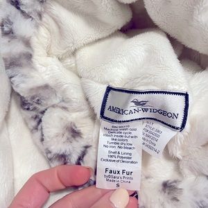 American Widgeon Faux Fur Coat and Matching Hat